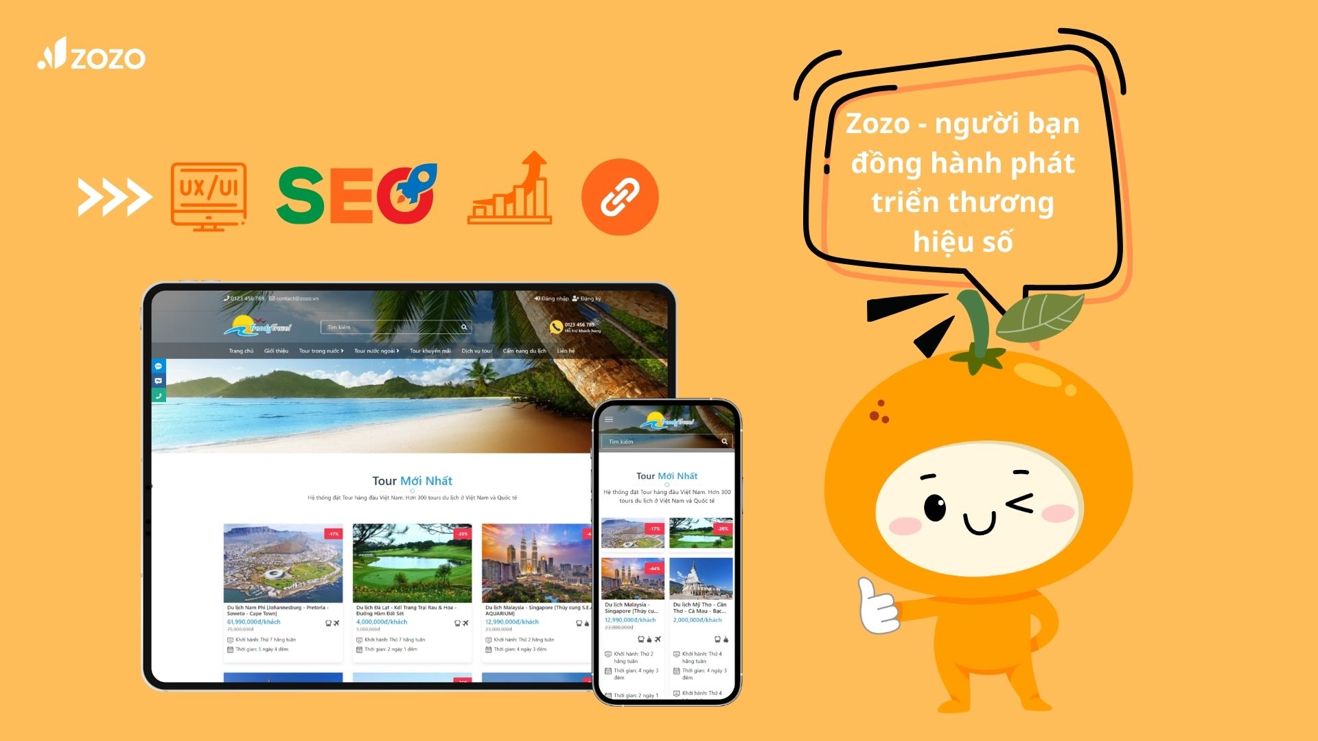 Zozo - đơn vị thiết kế web chuyên nghiệp, uy tín